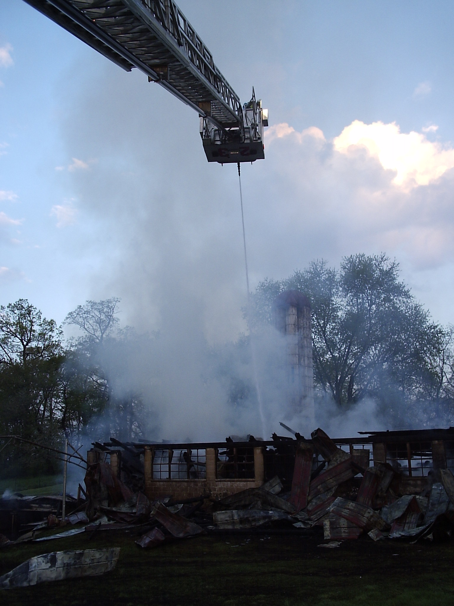 600-Foot Chicken Barn Engulfed In Franklin County Fire 600-Foot Chicken Barn Engulfed In Franklin County Fire