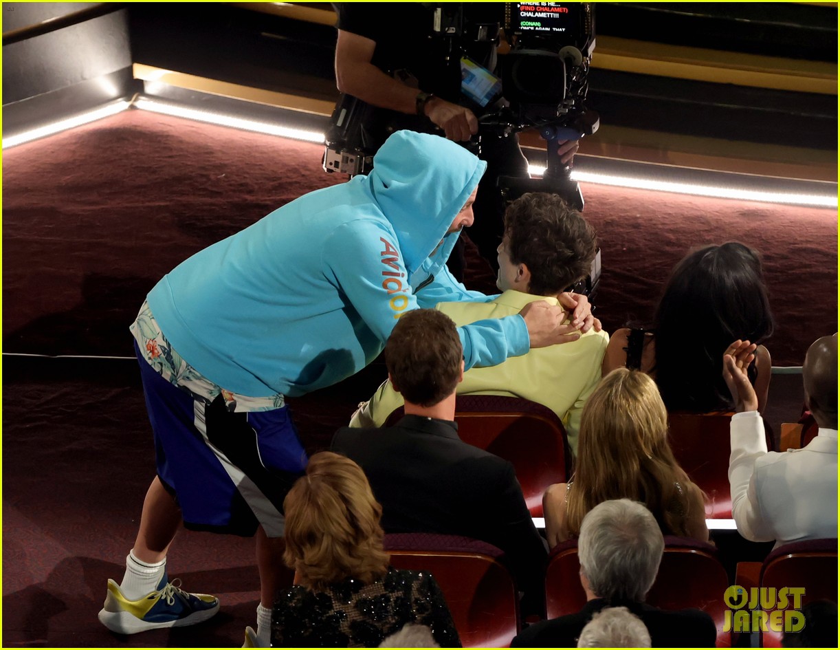 Adam Sandler At The Oscars 2025: Decoding The Cameo, Outfit, And Chalamet Hug Adam Sandler At The Oscars 2025: Decoding The Cameo, Outfit, And Chalamet Hug