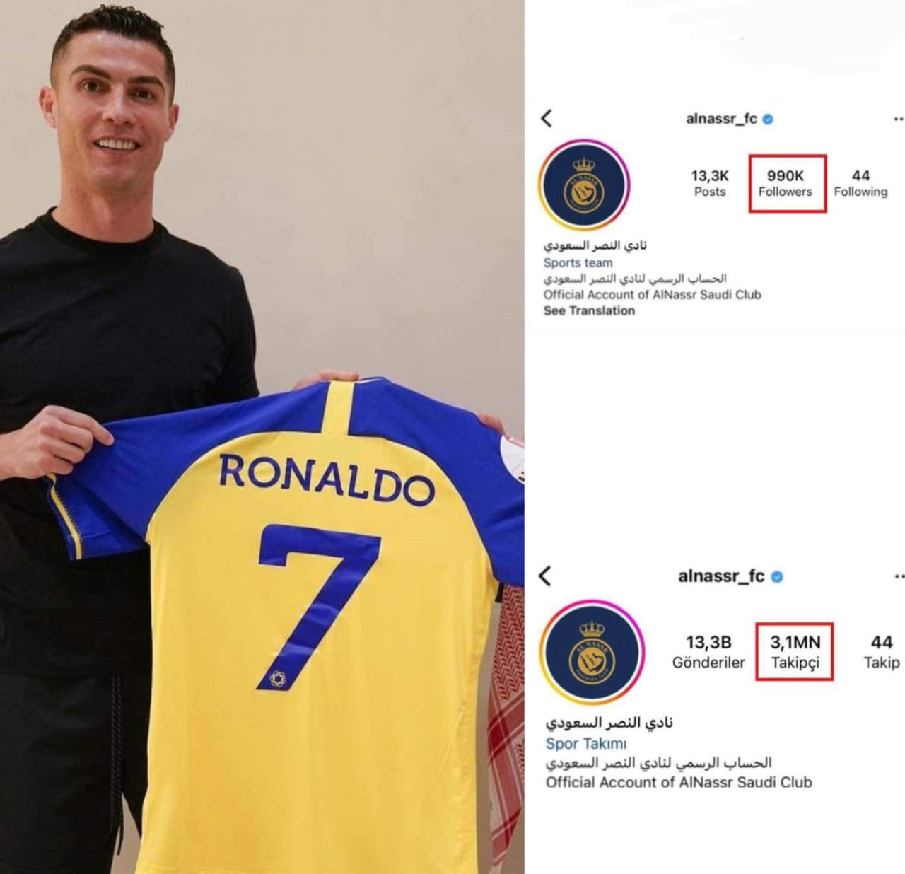 Al Nassr, Cristiano Ronaldo Ile 2 Yıllık Anlaşmaya Varıldı Al Nassr, Cristiano Ronaldo Ile 2 Yıllık Anlaşmaya Varıldı