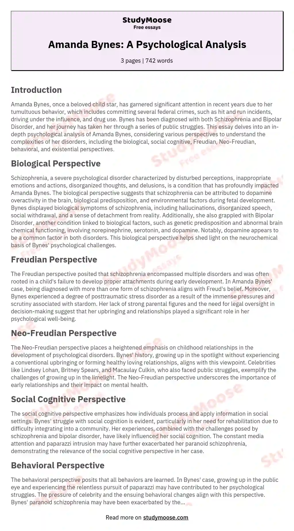 Amanda Bynes: A Classmate's Perspective On Past Incidents Amanda Bynes: A Classmate's Perspective On Past Incidents