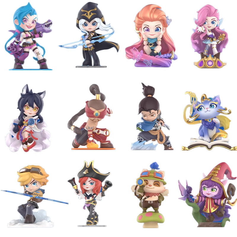 Arcane League Of Legends Blind Box Figures: The POP MART Collaboration Arcane League Of Legends Blind Box Figures: The POP MART Collaboration