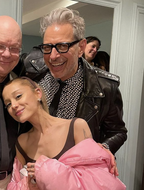 Ariana Grande And Jeff Goldblum Collaborate On Ariana Grande And Jeff Goldblum Collaborate On