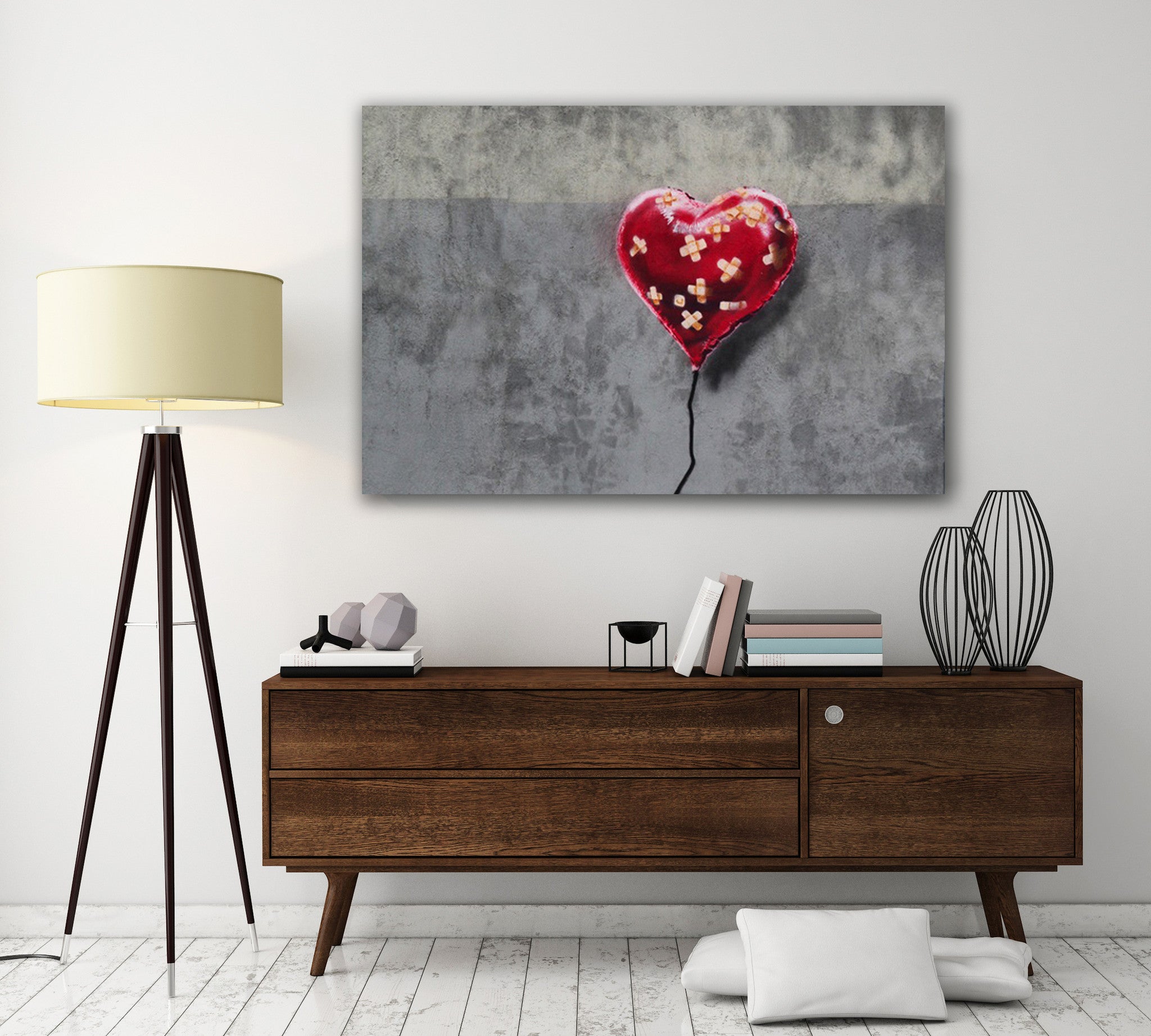 Banksy Broken Heart Mural Headed To Auction