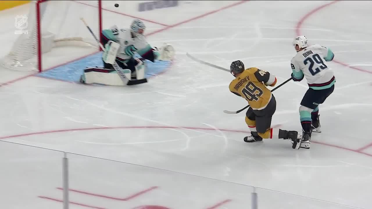 Barbashev's OT Goal Sends Knights-Wild Series To Game 5 Barbashev's OT Goal Sends Knights-Wild Series To Game 5