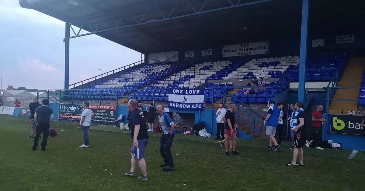 Barrow AFC Fans Take On Sky Bet Every Minute Matters Cycle Relay Barrow AFC Fans Take On Sky Bet Every Minute Matters Cycle Relay