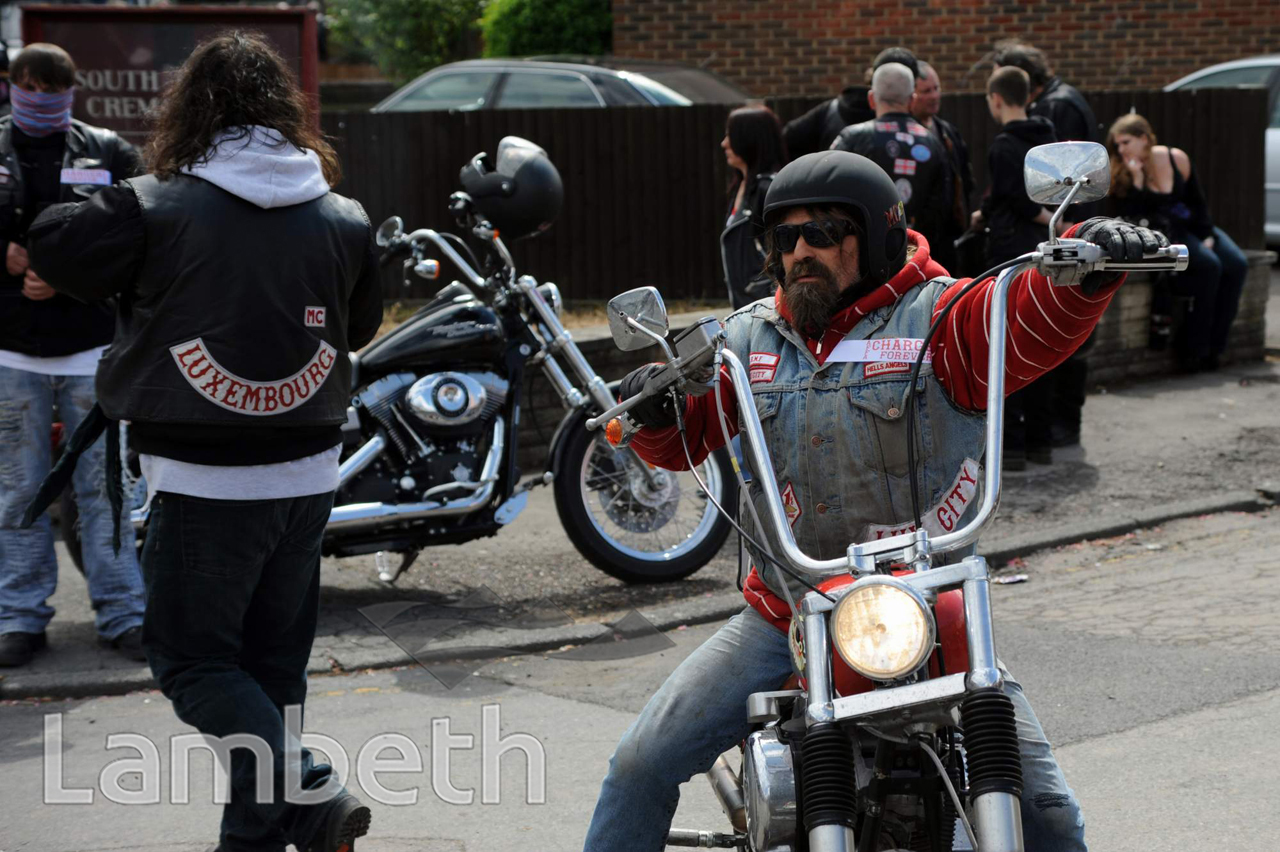 Bikers' Funeral: Hells Angels Show Support After Member's Death Bikers' Funeral: Hells Angels Show Support After Member's Death
