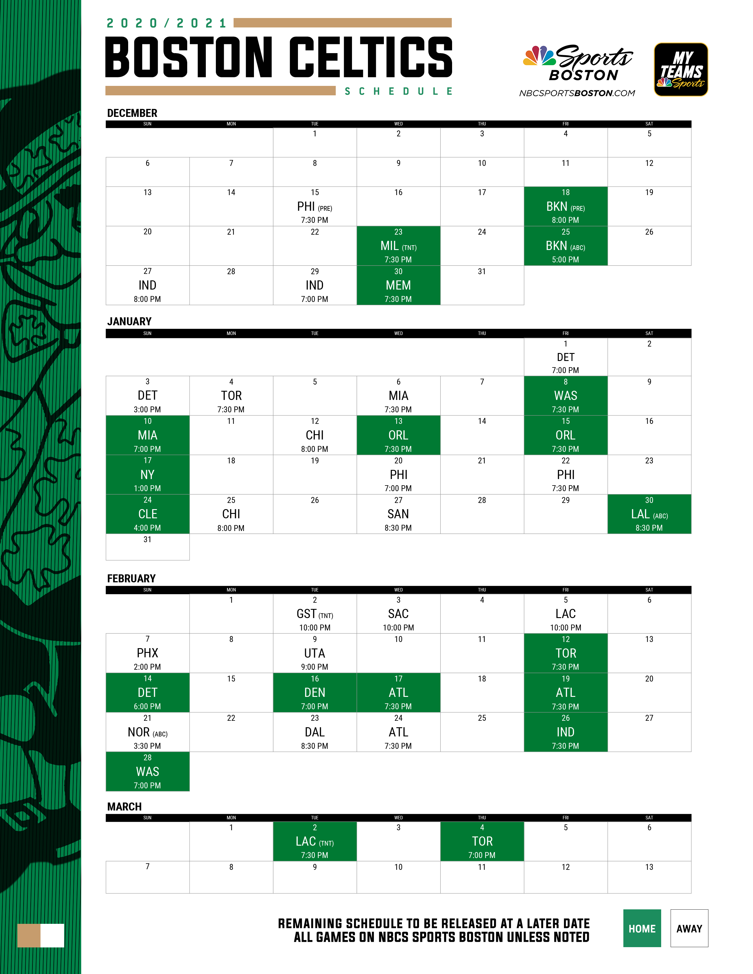Boston Celtics Playoff Schedule: When And Where To Watch The Magic Series Boston Celtics Playoff Schedule: When And Where To Watch The Magic Series