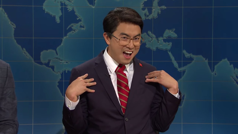 Bowen Yang Defends Ego Nwodim's Viral SNL Weekend Update Bit Bowen Yang Defends Ego Nwodim's Viral SNL Weekend Update Bit
