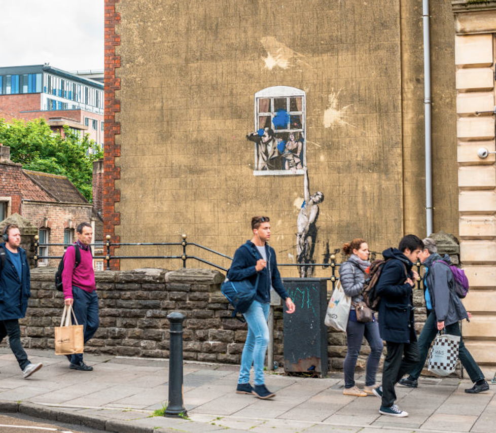 Broken Heart Mural By Banksy: Auction Details Announced Broken Heart Mural By Banksy: Auction Details Announced
