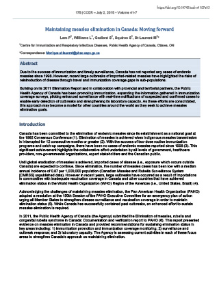Canada Faces Potential Loss Of Measles Elimination Status By Fall Canada Faces Potential Loss Of Measles Elimination Status By Fall