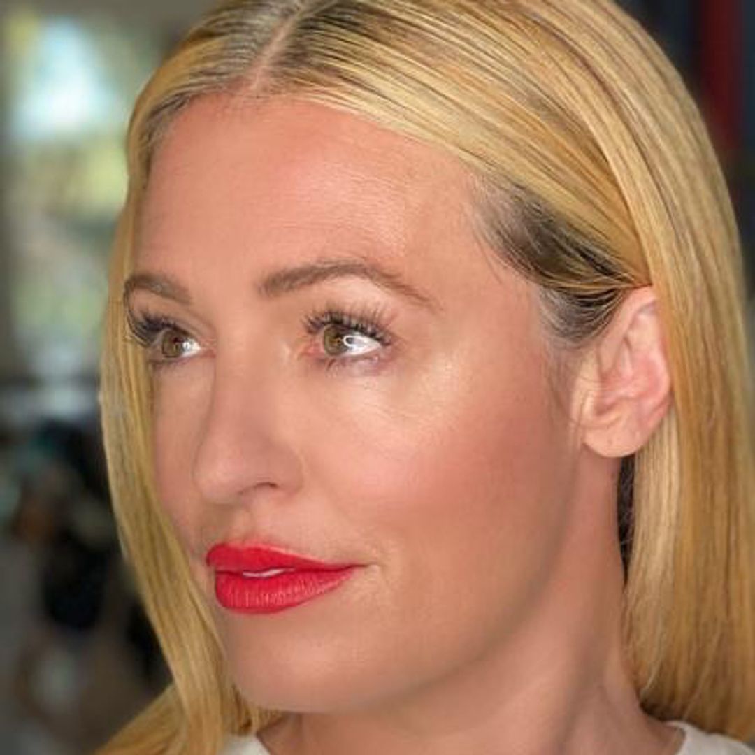 Cat Deeley's Spring Style: The Case For The Cream Pleated Midi Skirt Cat Deeley's Spring Style: The Case For The Cream Pleated Midi Skirt