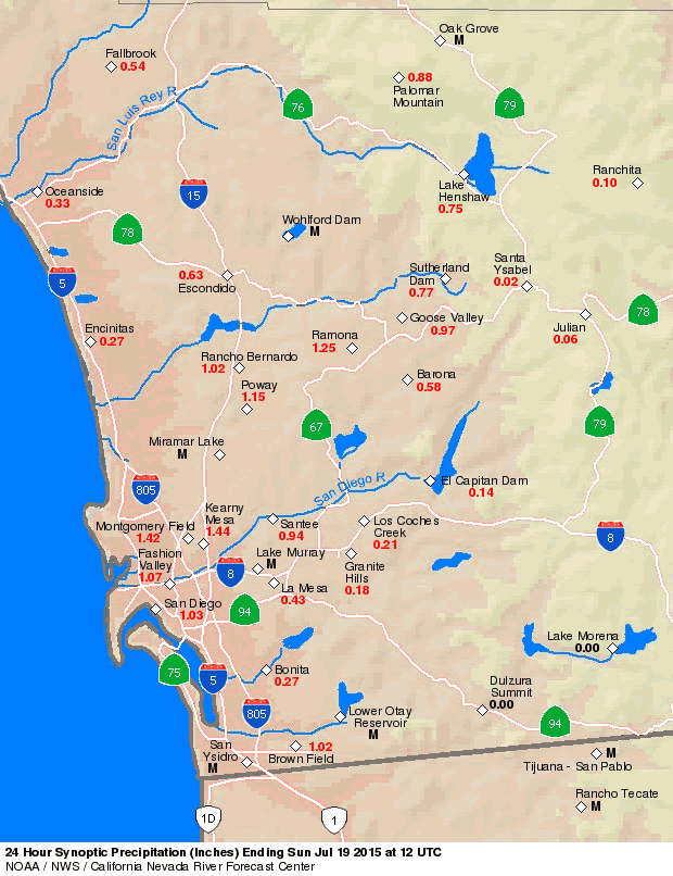 CBS8.com: Your Source For San Diego Rain Totals CBS8.com: Your Source For San Diego Rain Totals