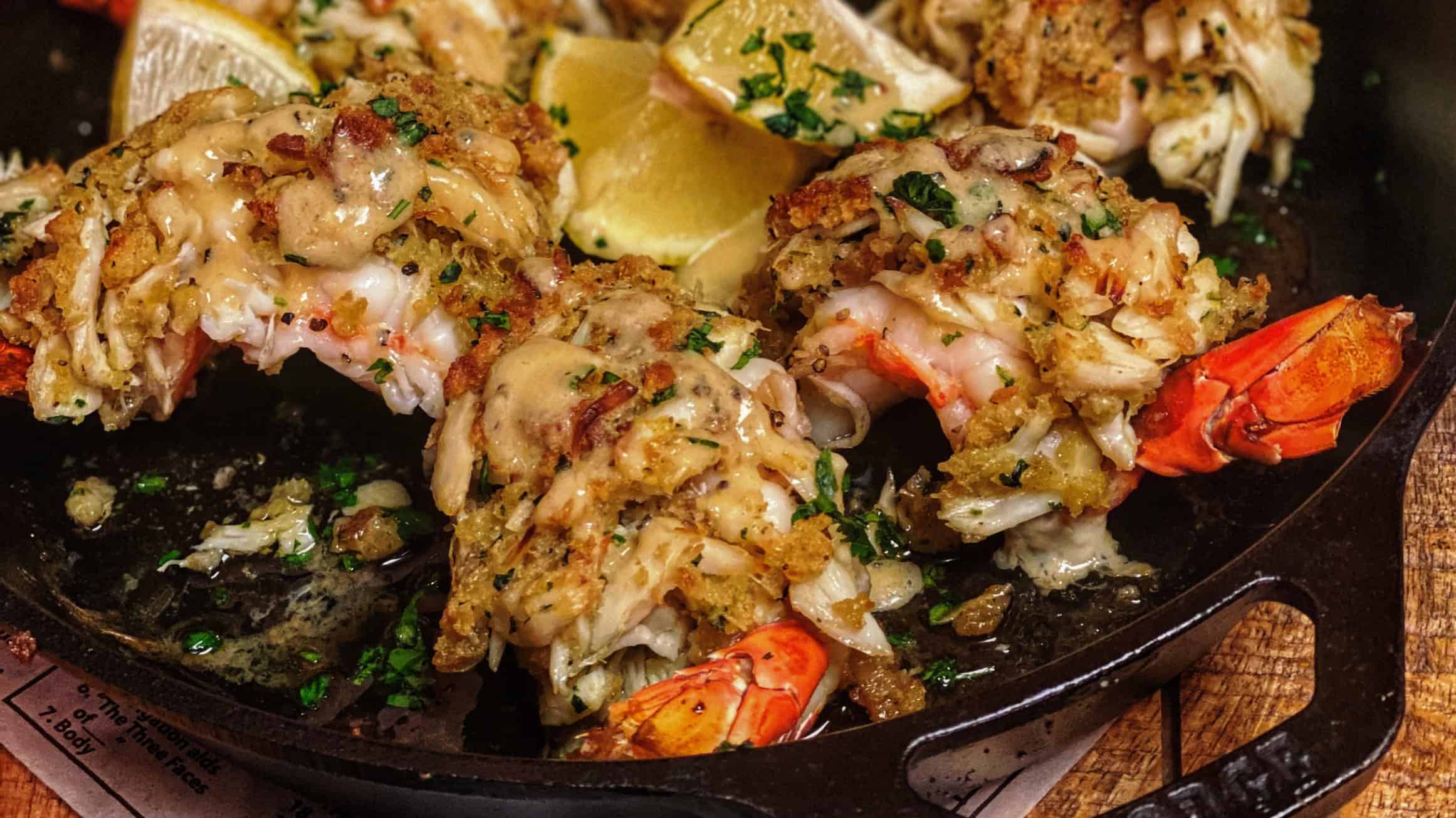 Classic Crab Stuffed Shrimp Recipe With Lobster Sauce Classic Crab Stuffed Shrimp Recipe With Lobster Sauce