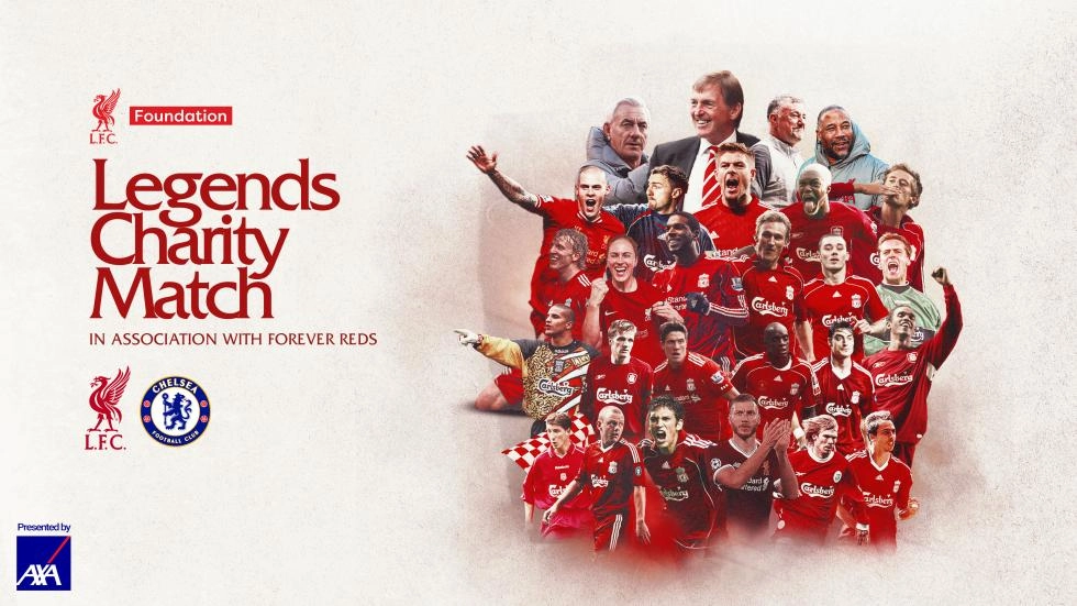 Confirmed: Full Lineup For Liverpool FC Legends Charity Match At Anfield Confirmed: Full Lineup For Liverpool FC Legends Charity Match At Anfield