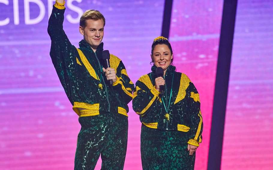 Courtney Act & Tony Armstrong: The New Faces Of SBS Eurovision Courtney Act & Tony Armstrong: The New Faces Of SBS Eurovision