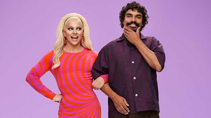 Courtney Act & Tony Armstrong: Your SBS Eurovision Hosts Courtney Act & Tony Armstrong: Your SBS Eurovision Hosts