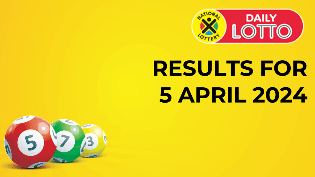 Daily Lotto Results Wednesday, 16 April 2025 Daily Lotto Results Wednesday, 16 April 2025