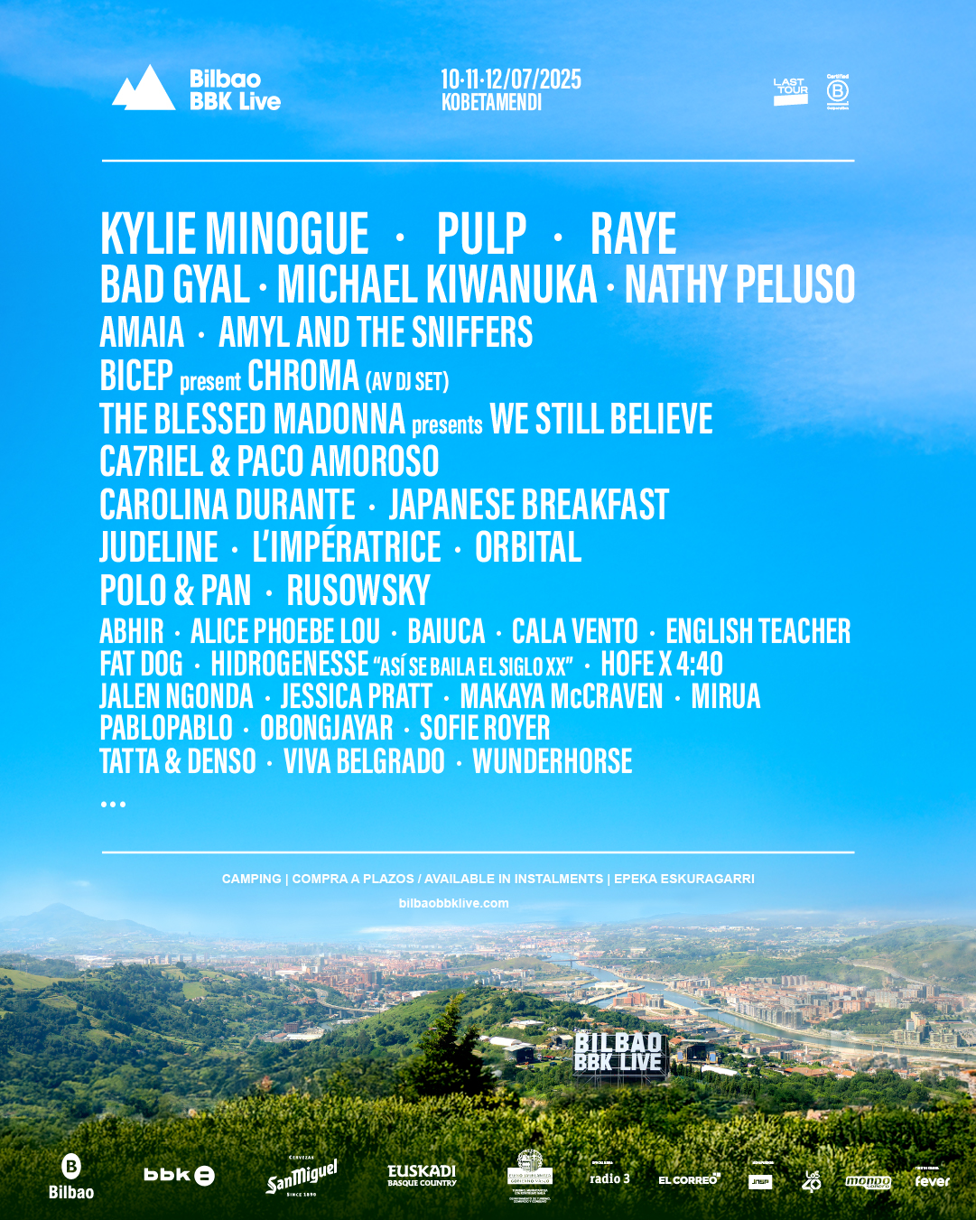 Damiano David, Sparks, Kaytranada: Bilbao BBK Live 2025 Lineup Expands Damiano David, Sparks, Kaytranada: Bilbao BBK Live 2025 Lineup Expands