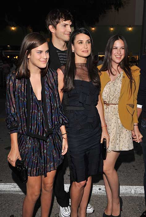 Demi Moore's Daughter Ruminates On Ashton Kutcher, Then Recants Demi Moore's Daughter Ruminates On Ashton Kutcher, Then Recants