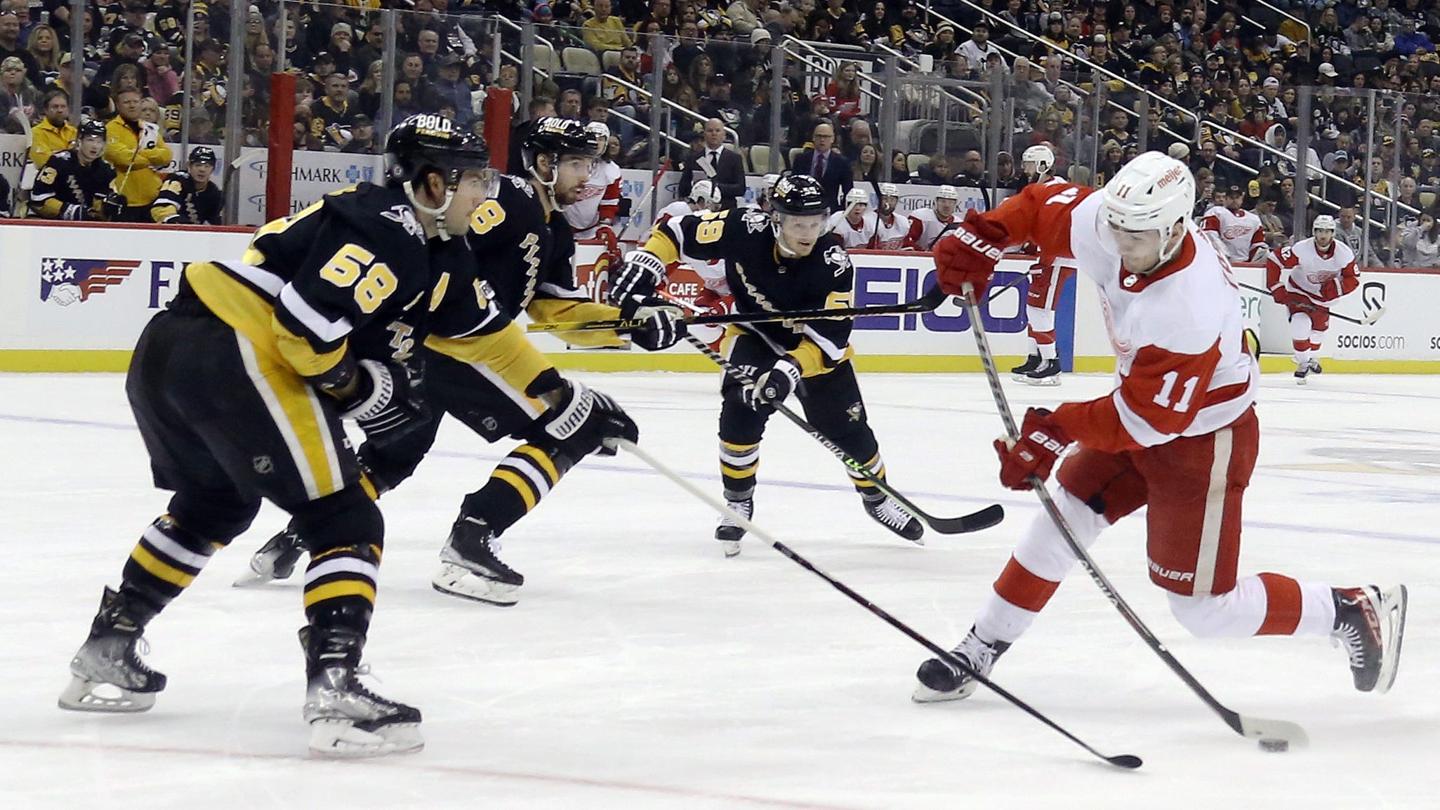 Detroit Red Wings' Playoff Dream Takes A Hit In Vegas Detroit Red Wings' Playoff Dream Takes A Hit In Vegas