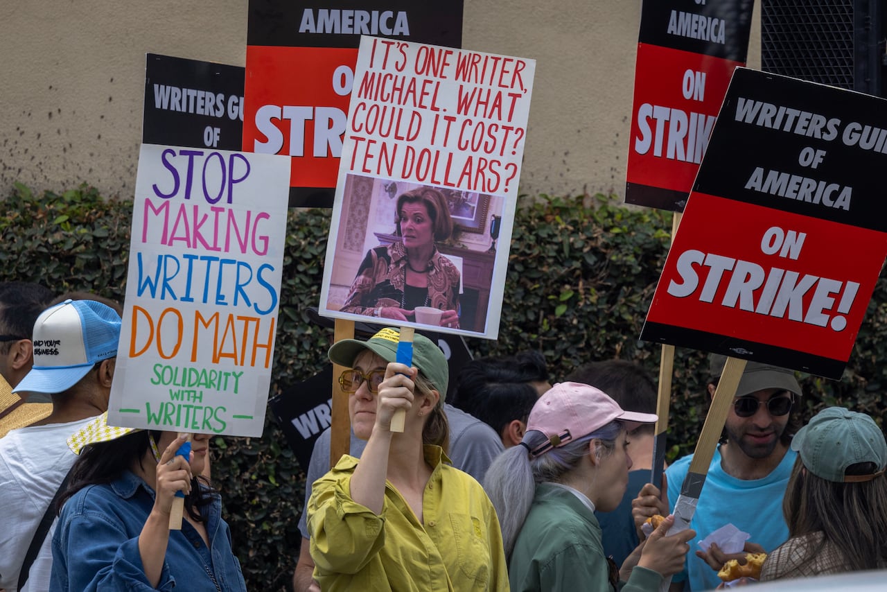 Double Trouble In Hollywood: Writers And Actors Strike Cripples Production Double Trouble In Hollywood: Writers And Actors Strike Cripples Production