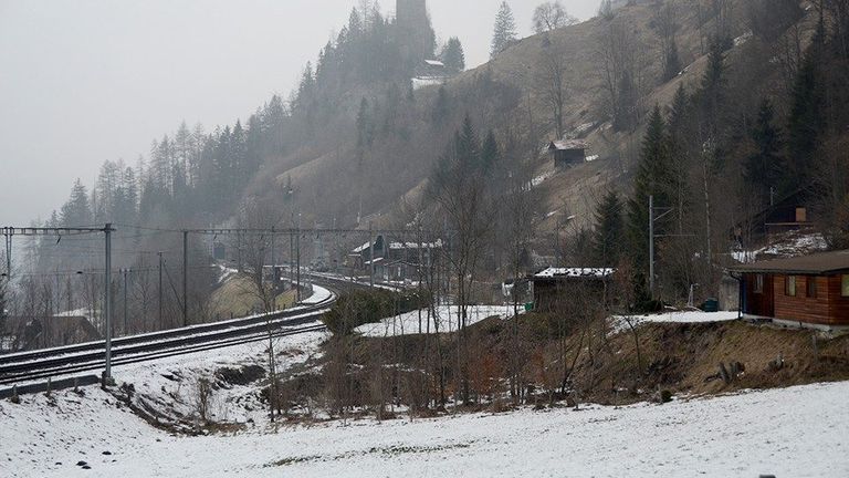 Emergency Evacuation Of Livestock In Swiss Alpine Village Due To Landslide Danger Emergency Evacuation Of Livestock In Swiss Alpine Village Due To Landslide Danger