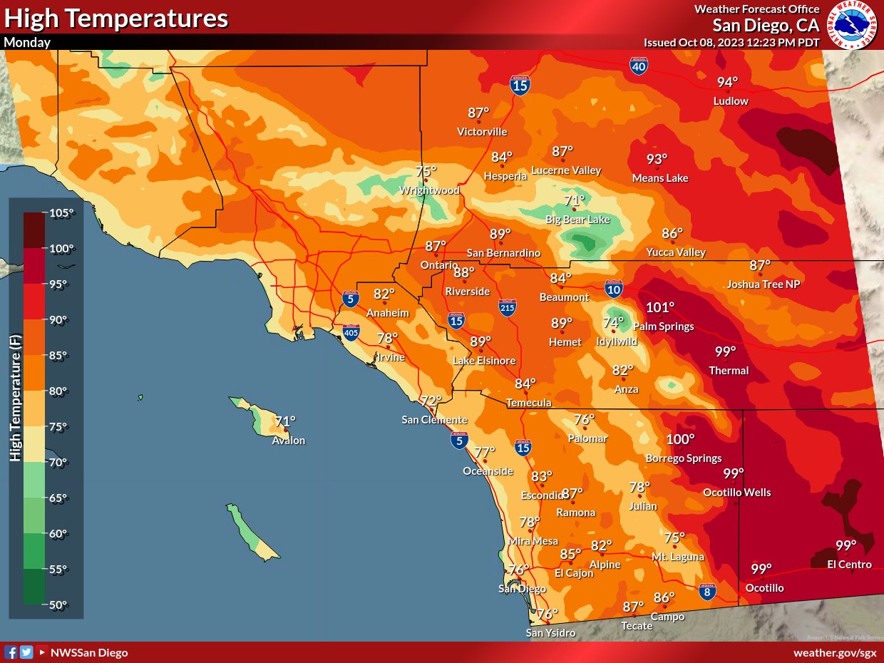 Enjoy Four Days Of Warm, Sunny Weather In San Diego County Enjoy Four Days Of Warm, Sunny Weather In San Diego County
