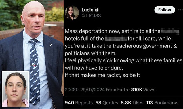 Ex-Tory Councillor's Wife Awaits Appeal Verdict On Racial Hate Tweet Ex-Tory Councillor's Wife Awaits Appeal Verdict On Racial Hate Tweet