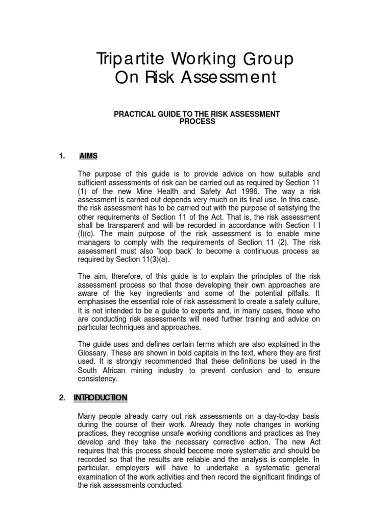 Finding The Real Safe Bet: A Practical Guide To Risk Management Finding The Real Safe Bet: A Practical Guide To Risk Management
