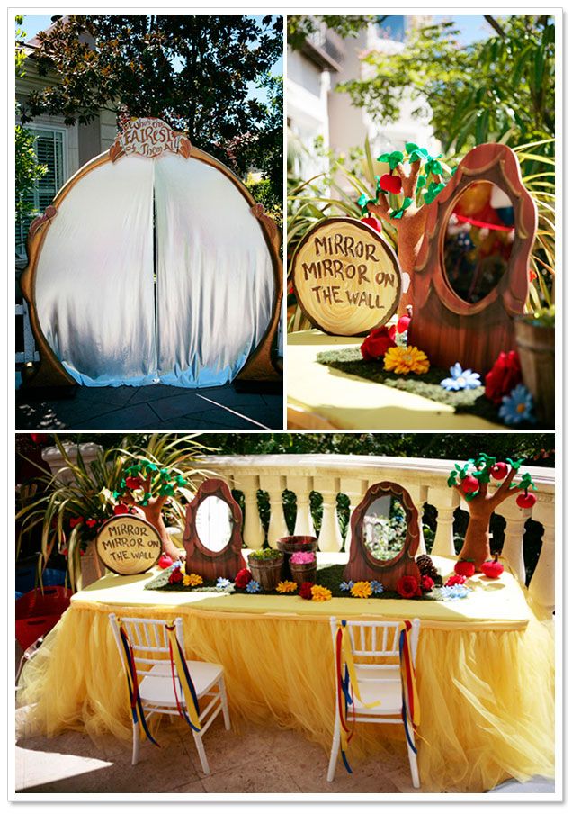Flopped Snow White Party: A Small Birthday Celebration In Spain Flopped Snow White Party: A Small Birthday Celebration In Spain