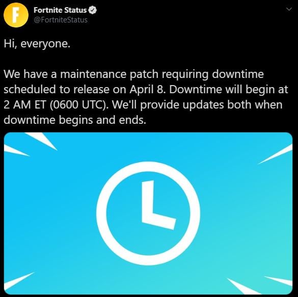 Fortnite Server Status: Update 34.21, Downtime & Outage Information Fortnite Server Status: Update 34.21, Downtime & Outage Information