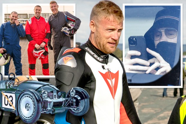 Freddie Flintoff Shows Healed Face After Top Gear Accident Freddie Flintoff Shows Healed Face After Top Gear Accident