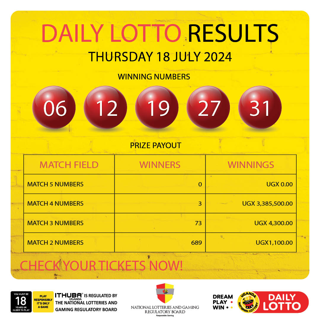 Friday, April 18, 2025 Daily Lotto Results Friday, April 18, 2025 Daily Lotto Results