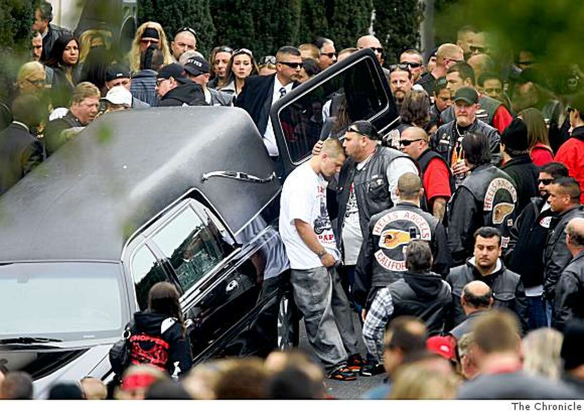 Hells Angels Members Attend Funeral Following Fatal Motorcycle Crash Hells Angels Members Attend Funeral Following Fatal Motorcycle Crash