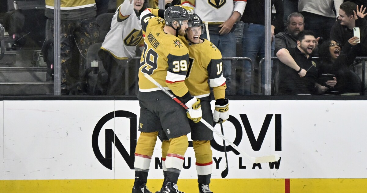 Hertl's Double Hat Trick Powers Golden Knights Past Red Wings Hertl's Double Hat Trick Powers Golden Knights Past Red Wings