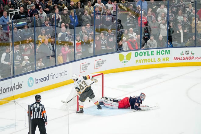 Hill's 27 Saves Power Vegas Golden Knights Past Columbus Blue Jackets Hill's 27 Saves Power Vegas Golden Knights Past Columbus Blue Jackets