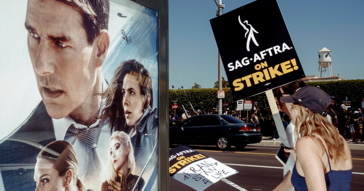 Hollywood Production Grinds To Halt Amidst Joint Actors And Writers Strike Hollywood Production Grinds To Halt Amidst Joint Actors And Writers Strike