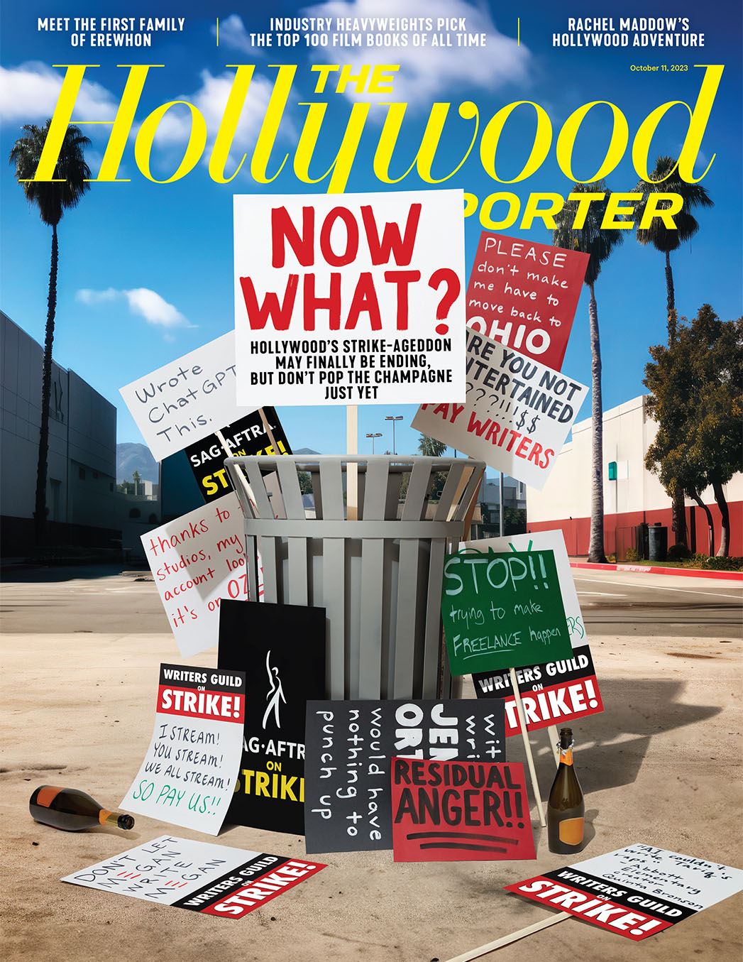 Hollywood Production Grinds To Halt Amidst Joint Writers' And Actors' Strike Hollywood Production Grinds To Halt Amidst Joint Writers' And Actors' Strike