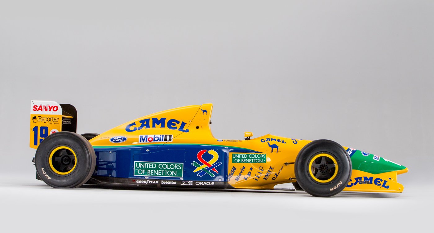 Iconic Michael Schumacher Benetton F1 Show Car To Be Auctioned Iconic Michael Schumacher Benetton F1 Show Car To Be Auctioned