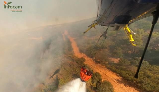 Incendio En Constanza: Bomberos Forestales Luchan Contra Las Llamas Incendio En Constanza: Bomberos Forestales Luchan Contra Las Llamas
