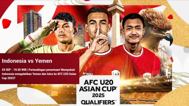 Indonesia Vs Yaman Piala Asia U20 2025: Tanggal, Waktu & Link Streaming Indonesia Vs Yaman Piala Asia U20 2025: Tanggal, Waktu & Link Streaming