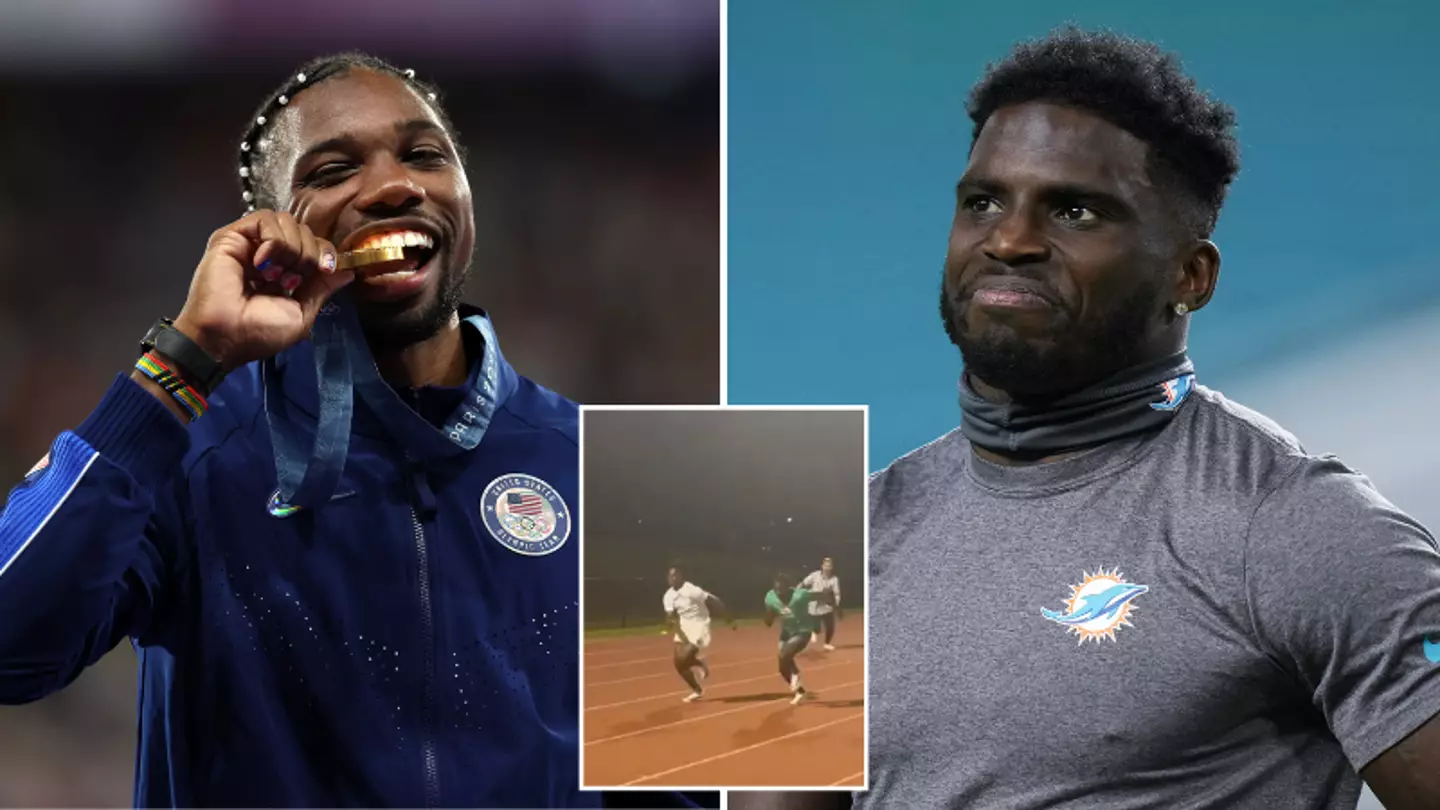 Is A Tyreek Hill-Noah Lyles Race Even Possible? Michael Johnson Explains. Is A Tyreek Hill-Noah Lyles Race Even Possible? Michael Johnson Explains.