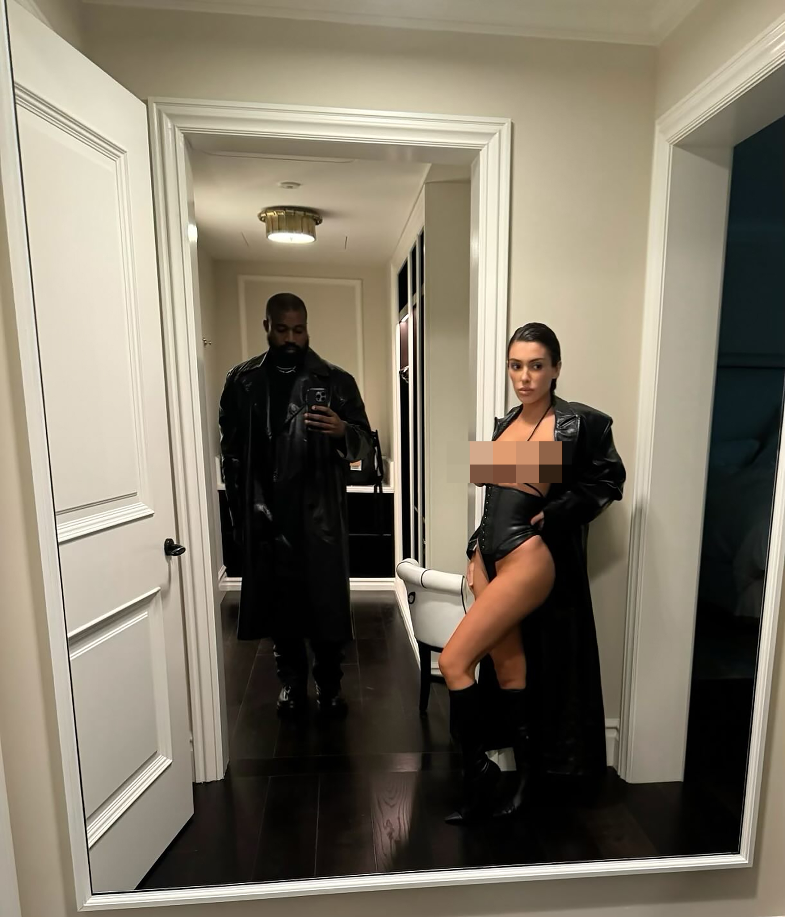 Kanye West Spotted With Bianca Censori Look-Alike In Los Angeles Kanye West Spotted With Bianca Censori Look-Alike In Los Angeles