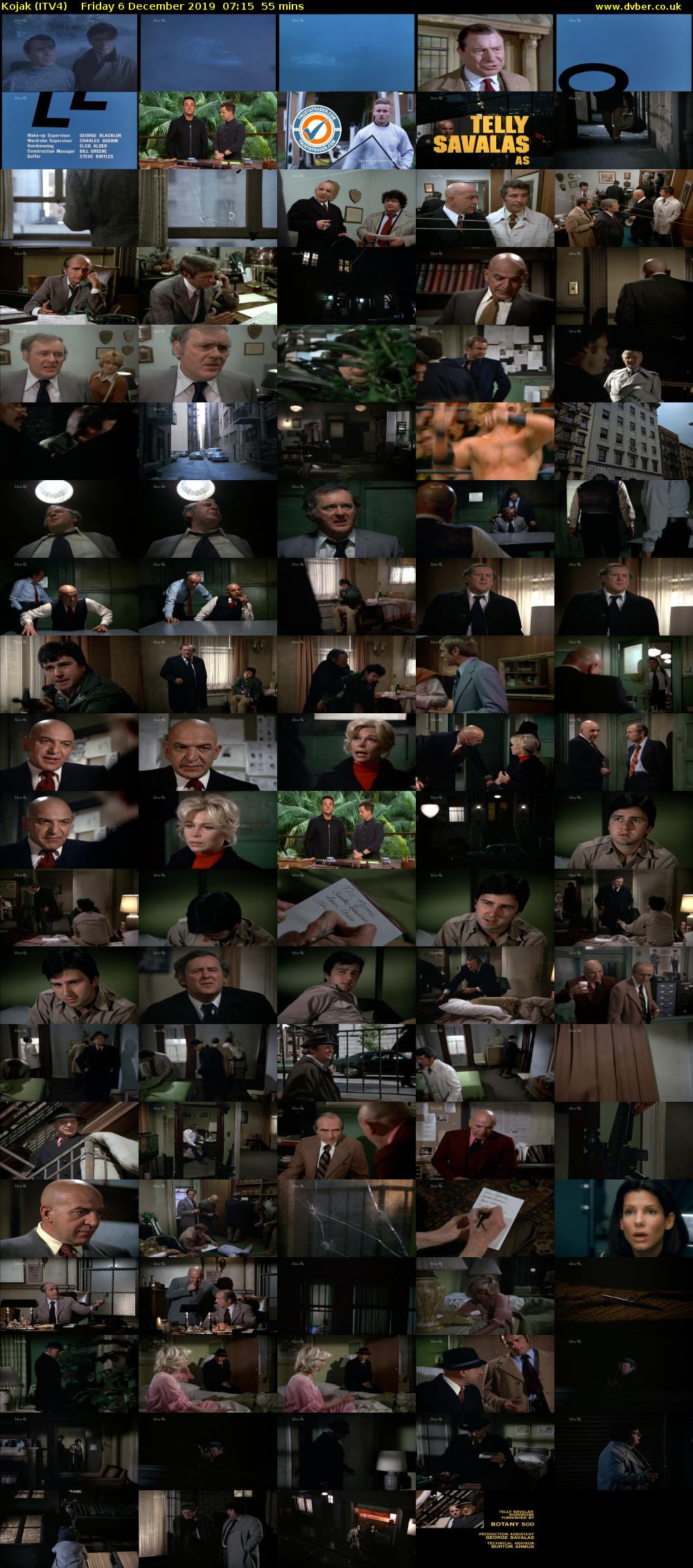 Kojak ITV4: Episode Guide & Schedule Kojak ITV4: Episode Guide & Schedule