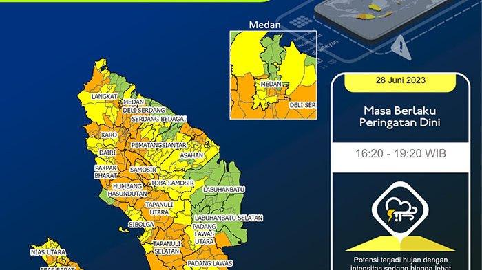 Kondisi Cuaca Aktual & Prakiraan: Sumatra Utara - Medan, Karo, Nias, Toba Kondisi Cuaca Aktual & Prakiraan: Sumatra Utara - Medan, Karo, Nias, Toba