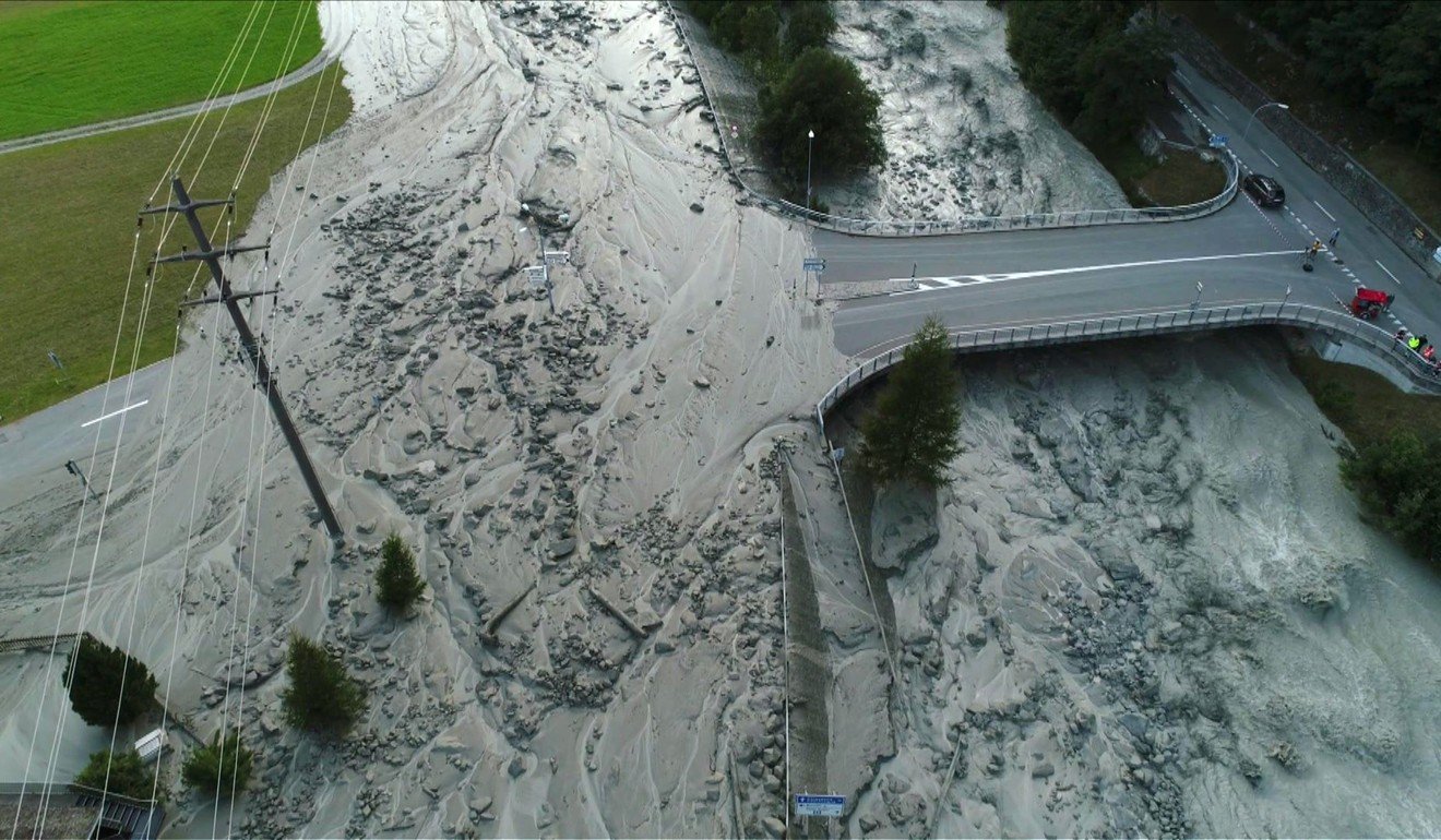 Landslide Risk Prompts Urgent Livestock Evacuation In Swiss Alps Landslide Risk Prompts Urgent Livestock Evacuation In Swiss Alps