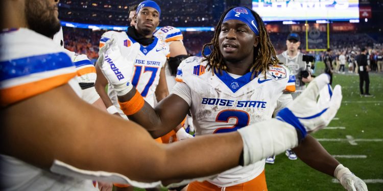 Las Vegas Raiders' Spytek Evaluates Ashton Jeanty At Boise State Pro Day