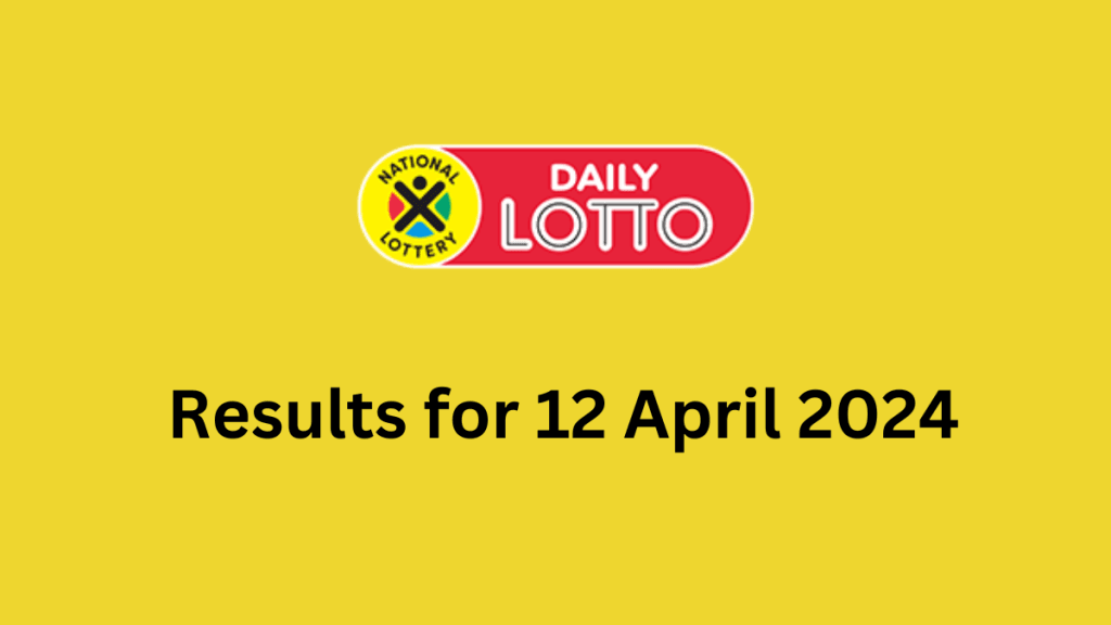 Lotto Results For Saturday, April 12, 2025 Lotto Results For Saturday, April 12, 2025