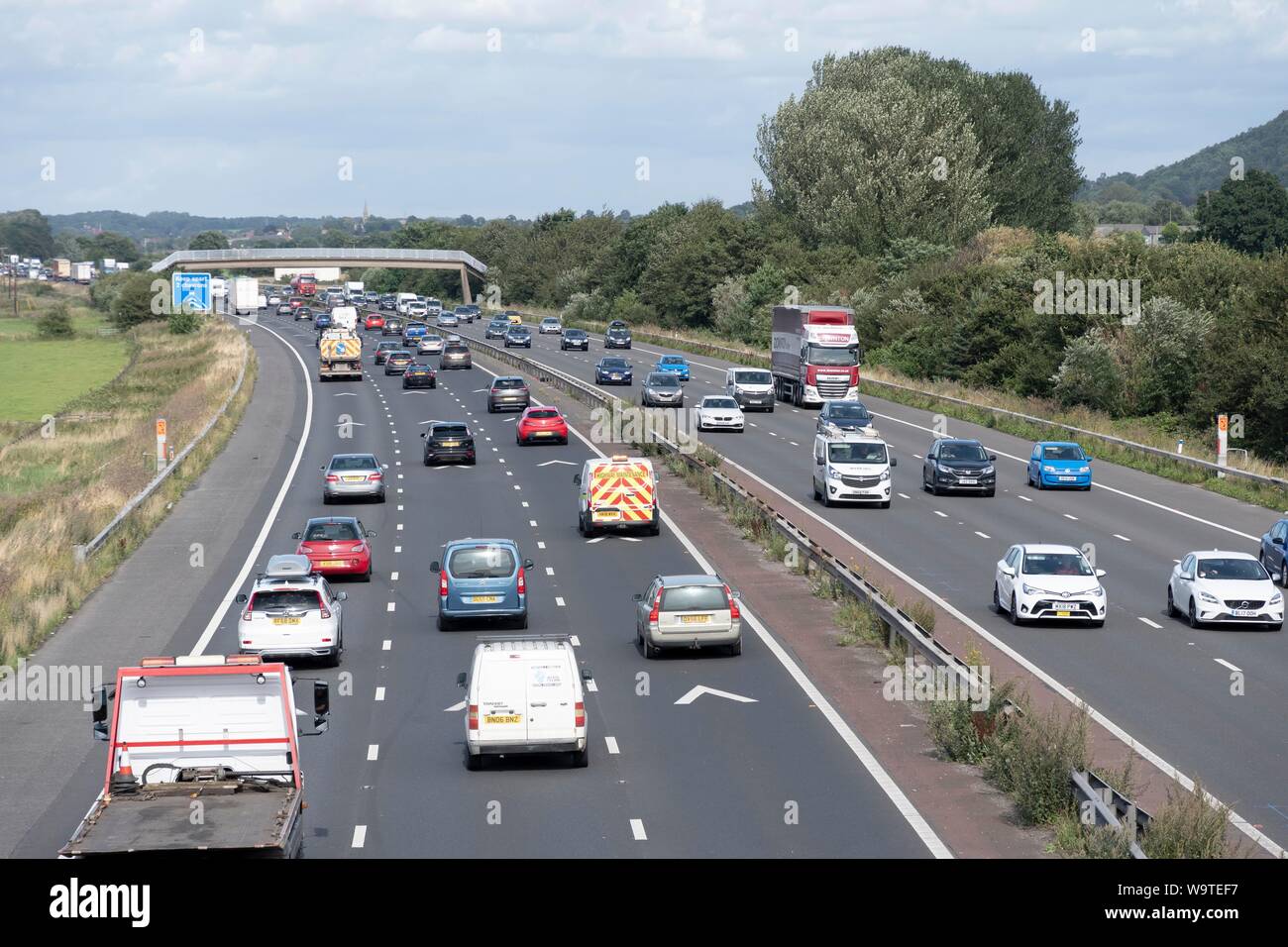 M56 Motorway Incident: Car Overturn Results In Casualty M56 Motorway Incident: Car Overturn Results In Casualty