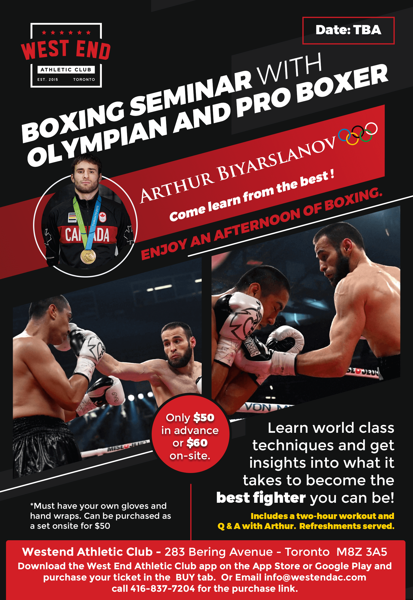 March 26th: ACE Power Promotion Presents Boxing Seminar